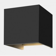 Φωτιστικό Επίτοιχο Απλίκα LED 10W 230V 800lm CCT Αλουμινίου Μαύρο IP65 17-100689-2